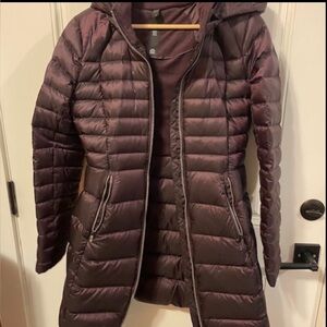 LULULEMON CLOUSCAPE LONG JACKET - DARK ADOBE